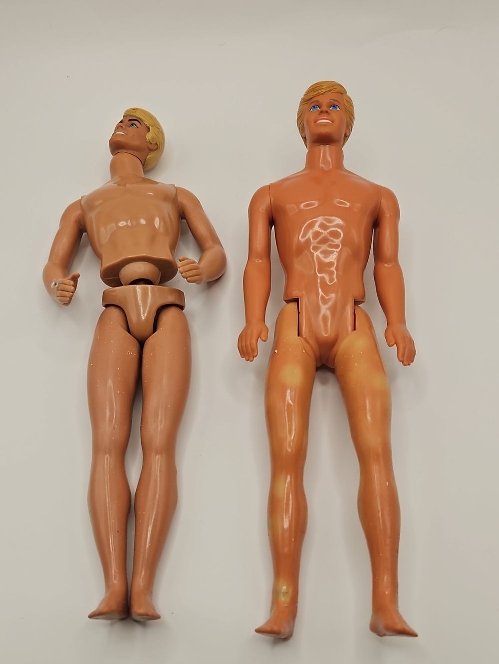 2 Mattel Ken Dolls Nude Vintage Collectible Toys 1968 Barbie